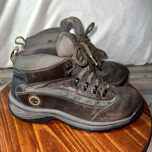 Timberland Brown Men’s US 8.5 Waterproof Anti Fatigue Trail Hiking Mid Boots - Picture 4 of 11